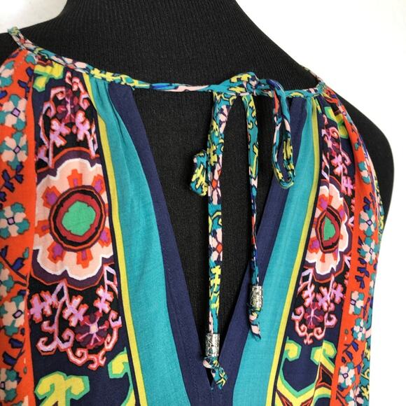 Anthropologie Ella halter handkerchief maxi dress size XS / Small - Picture 14 of 15